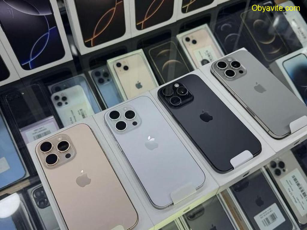 Apple iPhone 16 Pro 128GB = 550 EUR, iPhone 16 Pro Max 256GB = 650 EUR