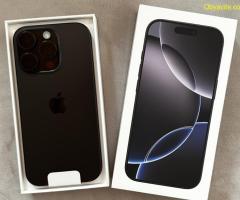 Apple iPhone 16 Pro 128GB = 550 EUR, iPhone 16 Pro Max 256GB = 650 EUR