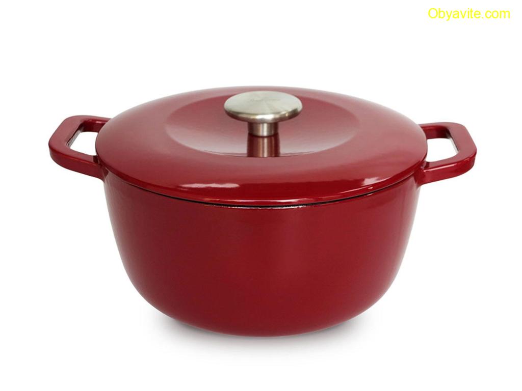 Тенджера Luigi Ferrero Opera FR-2910 22x9.5cm, 3.1L, eмайлиран чугун