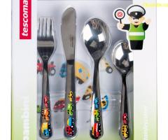 Прибори за хранене комплект Tescoma Bambini 4 части, колички