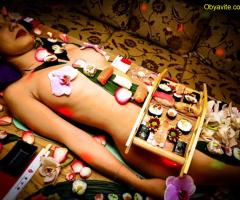 Голо Суши за Ергенско Парти в София – VIP Nyotaimori Шоу с Луксозна Организация