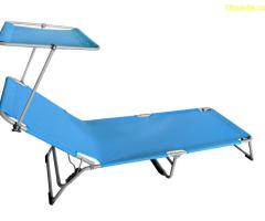 Градински шезлонг Muhler C2013, 188х56хH25cm