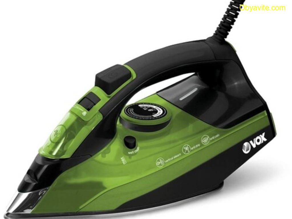 Парна ютия VOX DBL-2340, 2500W Керамична плоча, Йонизация, кабел 1.9м