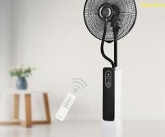 Вентилатор с водна мъгла 16'' Muhler MF-1679RC, 75W, LED, дист. упр-е