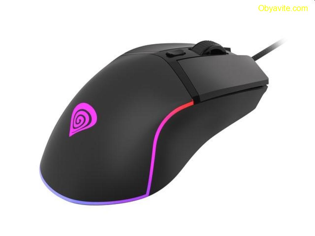 Мишка, Genesis Gaming Mouse Krypton 220 RGB 6400 DPI With Software Black