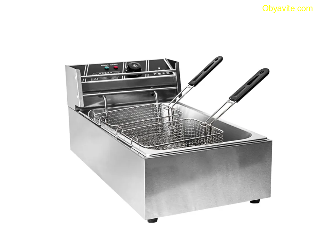 Фритюрник с една вана 12л с 2 кошници