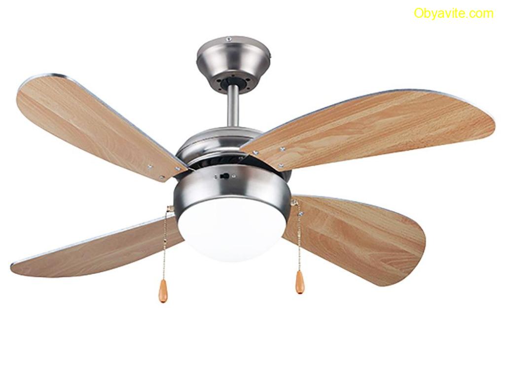 Вентилатор таванен 42'' Muhler MCF-4044 N, 55W, осветление - 1бр крушки, MDF