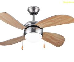 Вентилатор таванен 42'' Muhler MCF-4044 N, 55W, осветление - 1бр крушки, MDF