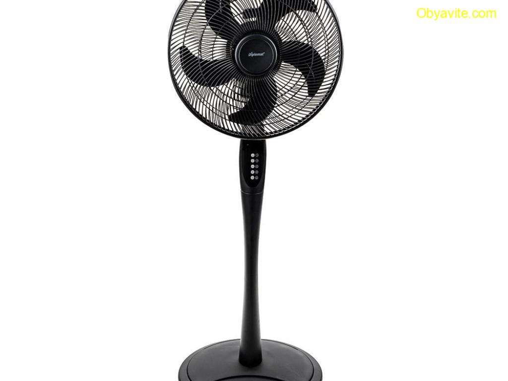 Вентилатор на стойка 16''Diplomat DX-555RC 2в1, 55W, Wi-Fi, таймер, височина 72/124.5 cm