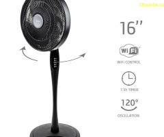 Вентилатор на стойка 16''Diplomat DX-555RC 2в1, 55W, Wi-Fi, таймер, височина 72/124.5 cm