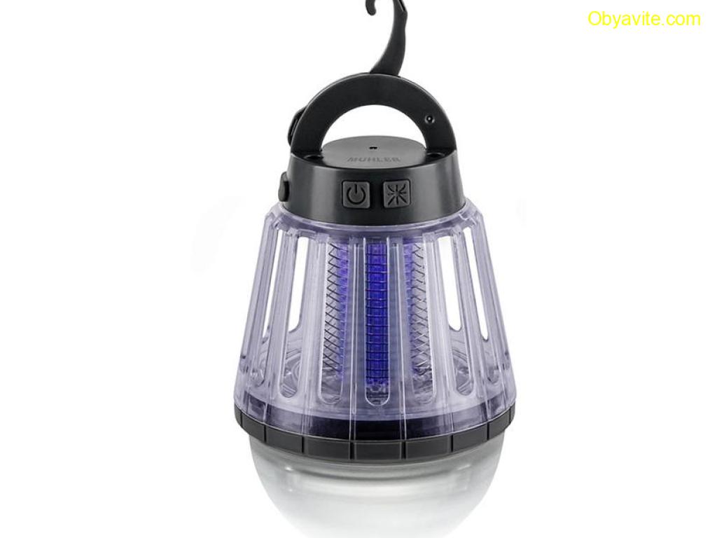 Инсектицидна лампа Muhler MIK-20B USB зареждане, акумулаторна батерия, 2W,20m2