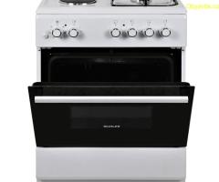 Голяма готварска печка Muhler ELC-600G, 2Г+2Е