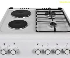 Голяма готварска печка Muhler ELC-600G, 2Г+2Е