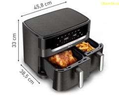 Уред за здравословно готвене, Tefal EY942HE0 Xxl Dual Easy Fry Coal Eu