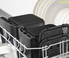 Уред за здравословно готвене, Tefal EY942HE0 Xxl Dual Easy Fry Coal Eu