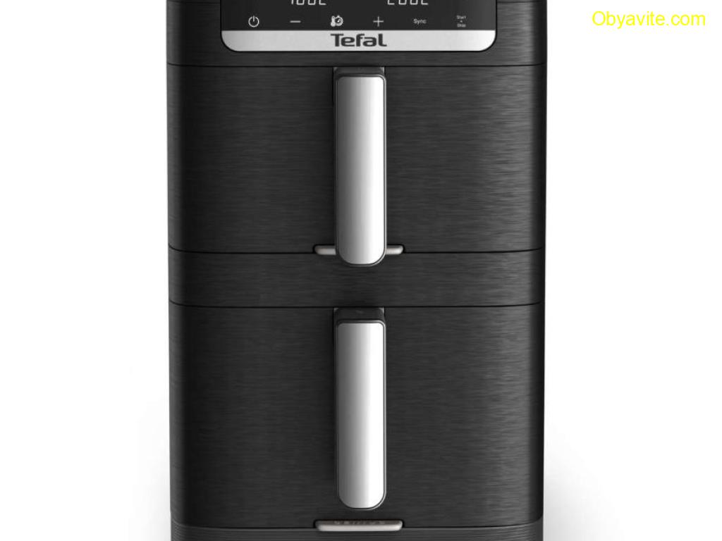 Уред за здравословно готвене, Tefal EY7568E0 Crispy Stack Af Genius+Acc Blk