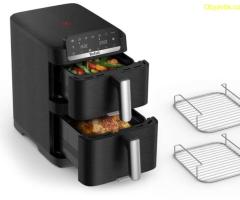 Уред за здравословно готвене, Tefal EY7568E0 Crispy Stack Af Genius+Acc Blk