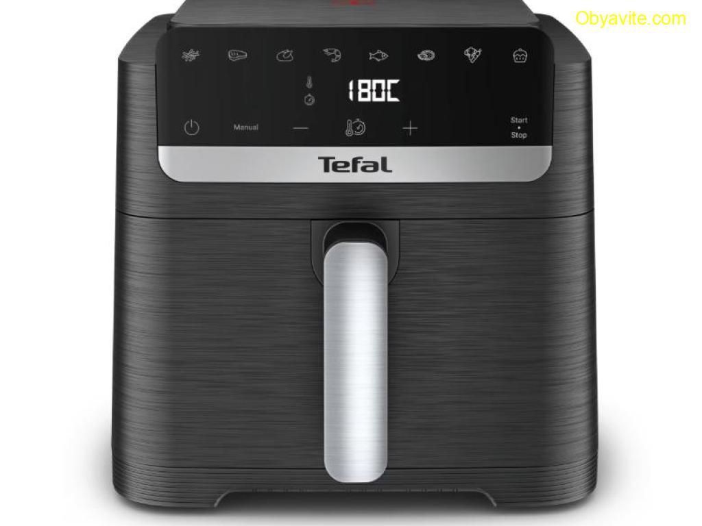 Уред за здравословно готвене, Tefal EY8618E0 Easy Fry Mega Compact Blk Eu