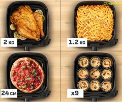 Уред за здравословно готвене, Tefal EY8618E0 Easy Fry Mega Compact Blk Eu