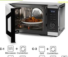 Микровълнова фурна 5в1 MUHLER MO-979 Air Plus, 27L, черна, дигитална