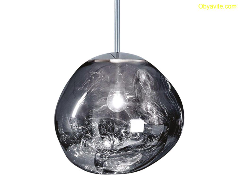 Полилей Gloss D20, E27, Сребро