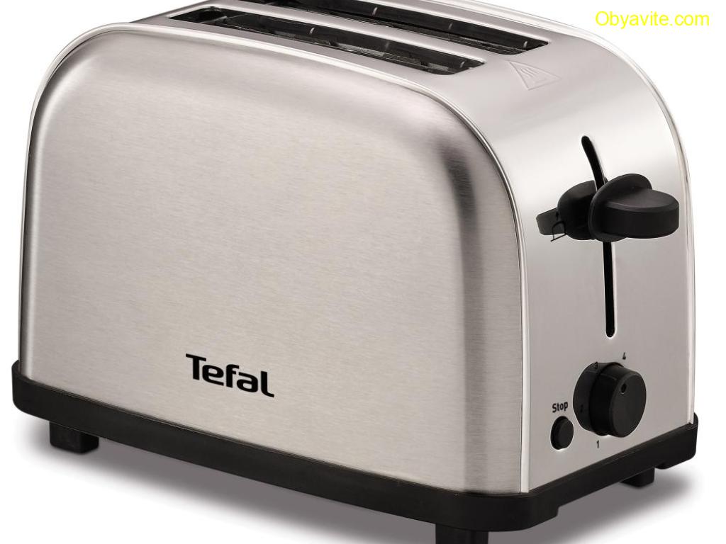 Тостер, Tefal TT330D30, Ultra mini, Toaster, 700W, 2 Hole, 6 Stage thermostat, Stainless steel