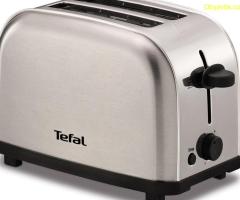 Тостер, Tefal TT330D30, Ultra mini, Toaster, 700W, 2 Hole, 6 Stage thermostat, Stainless steel