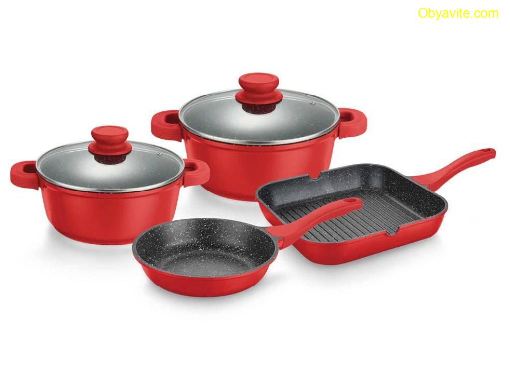 Комплект съдове за готвене Muhler Kara MR-6047G NEW