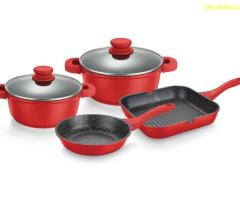 Комплект съдове за готвене Muhler Kara MR-6047G NEW