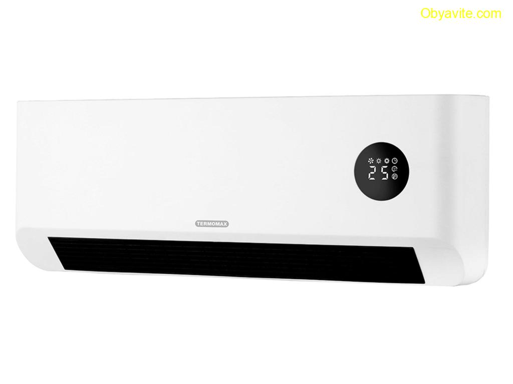 Печка керамична Termomax TR2022W, 2000W, стенна, 55 cm, LED дисплей, дистанционно управление